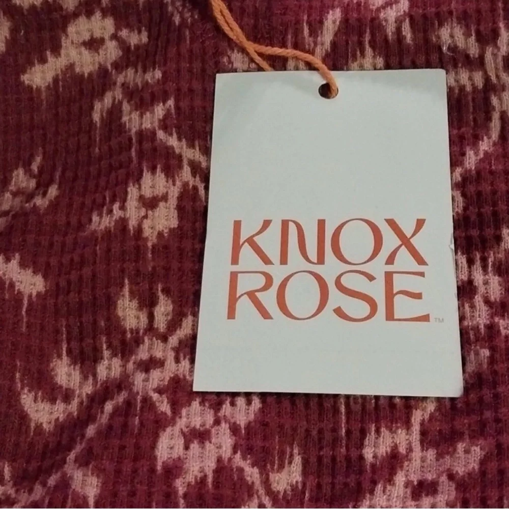 Knox Rose Women's Long Sleeve Thermal Top - Picture 5 of 9